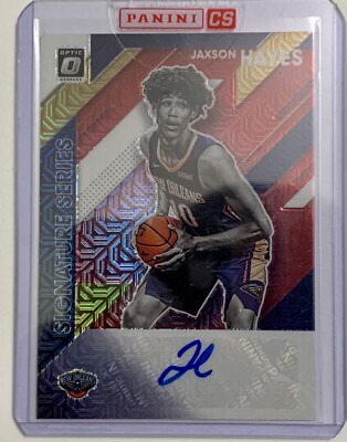 2019-20 Donruss Optic Sig Series Choice #SS-JXH Jaxson Hayes RC Auto Pelicans J2