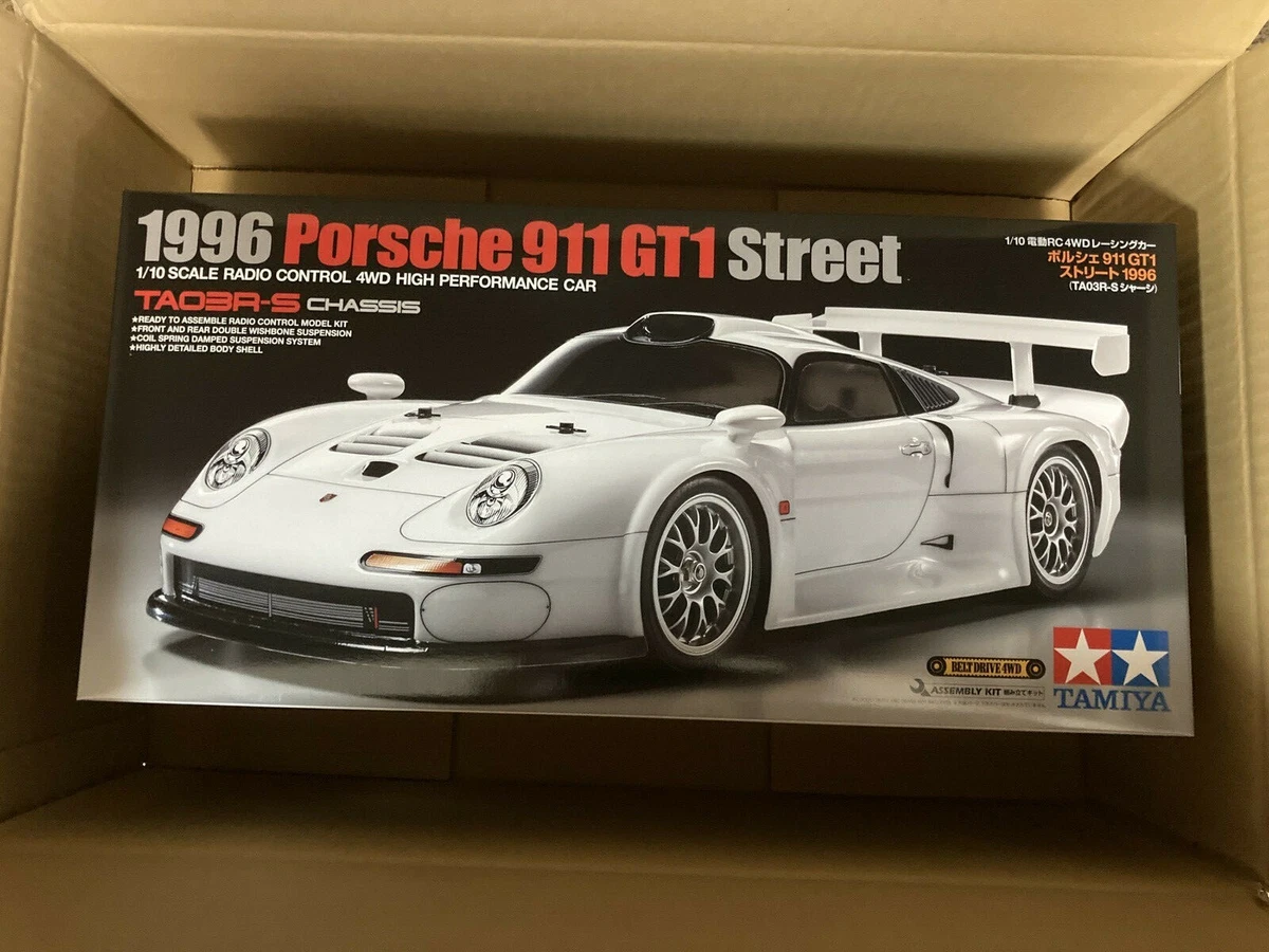 ポルシェ911 GT1 ストリート1996 TA03R-Sシャーシー　組立済 ポルシェ911 GT1 ストリート1996 TA03R-Sシャーシー 組立済