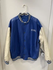 Vintage VTG Duke Blue Devils Steve & Barry's Button Jacket Size Men's XL