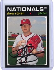 2012 TOPPS ARCHIVES DREW STOREN #68 WASHINGTON NATIONALS SET BREAK