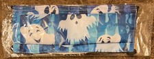 Cloth Reusable Face Mask With Filter - Blue Forest With Ghost Designs - New