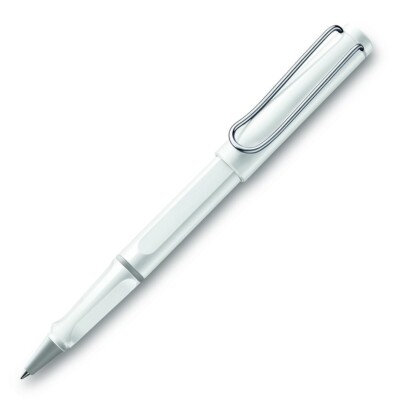 LAMY Safari White Roller Ball Pen (L319WE)