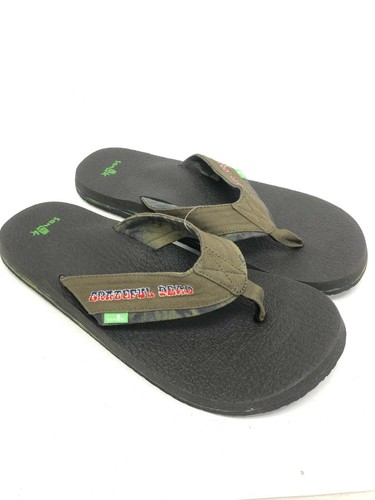 sanuk grateful dead flip flops