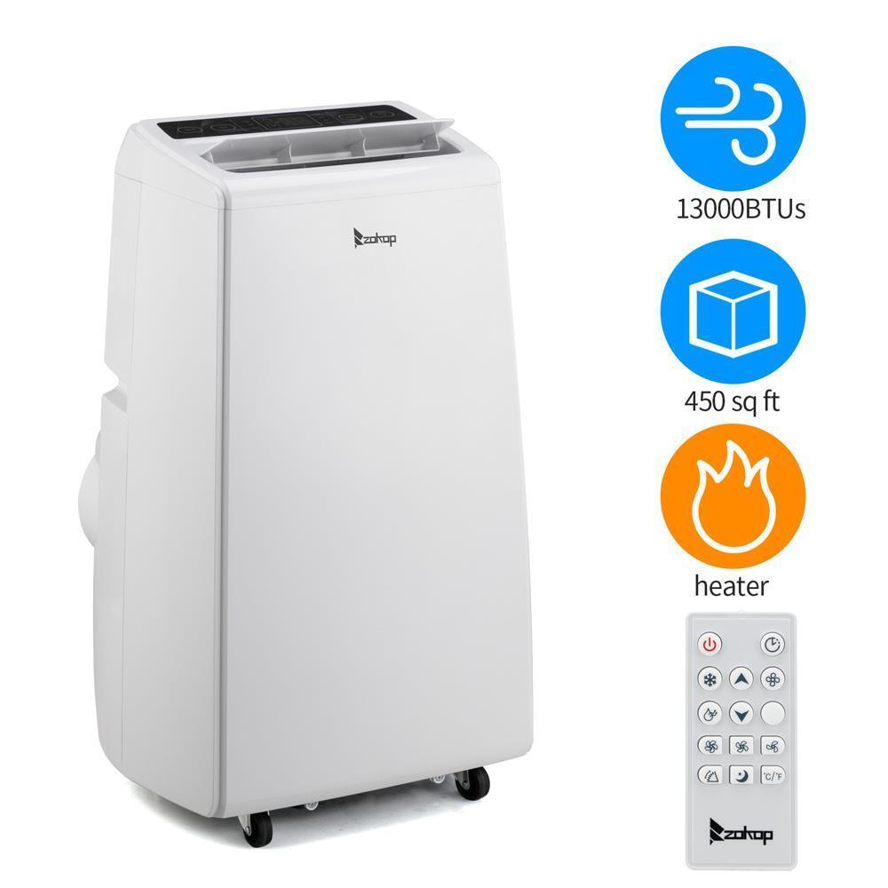 Zokop 13000 BTU Air Conditioner 4-in-1 Portable Dehumidifier Fan Heater AC  Unit - Brite Dry Cleaners