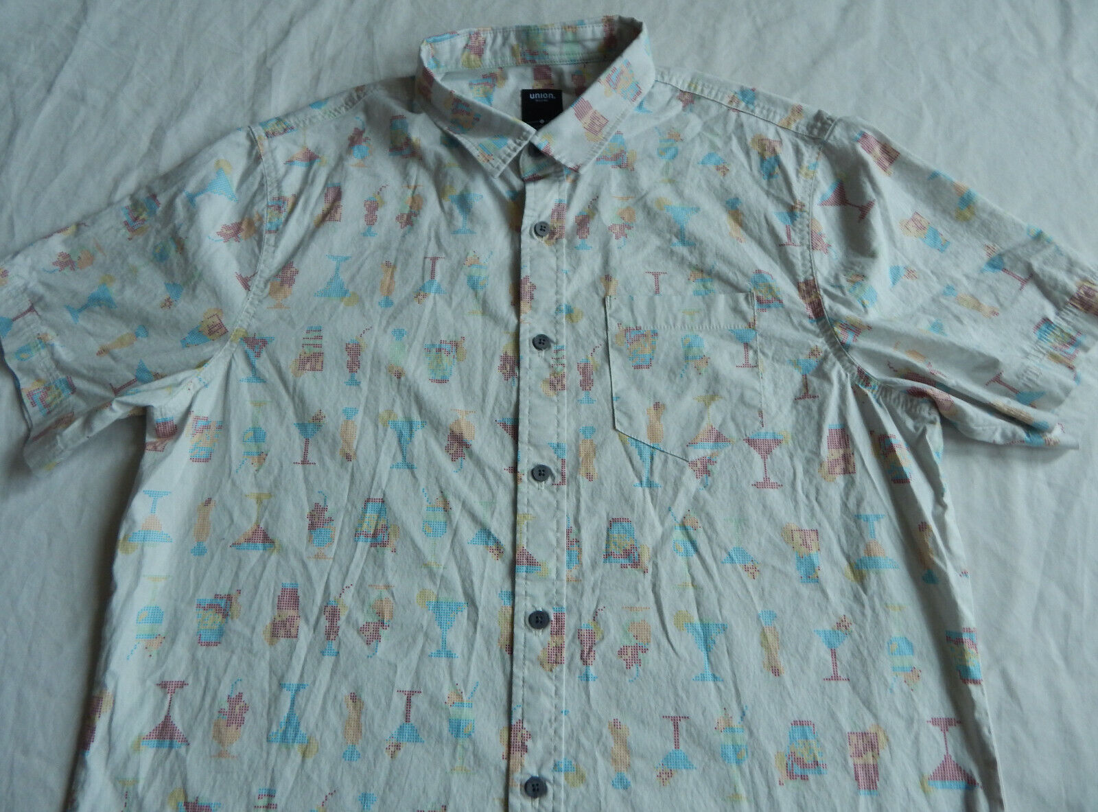 HUTSPAH Cocktails Shirt. Sz L. – RACQUET SOCIETY