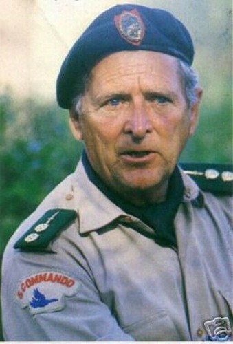MERCENARY COLONEL MAD MIKE HOARE WILD GEESE "COMMANDO 5" iron-on INSIGNIA - Picture 3 of 3