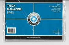25 THICK MAGAZINE SIZE COLLECTOR BAGS BRAND NEW ARCHIVAL SAFE