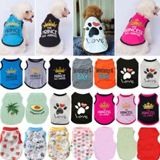 Pet Cat Puppy Small Dog Vest T Shirt Coat Dog Clothes Apparel Thin Shirt Costume