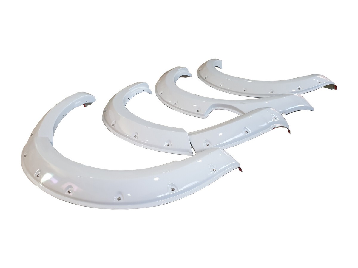 QM1 White Bolted Fender Flares Arch for Nissan Navara NP300