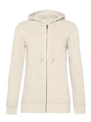 B&C Damen leichter Hoodie mit durchgehendem Reißverschluss aus Bio-Baumwolle BCWW36B