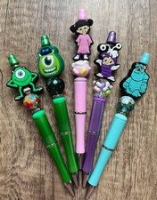Custom beaded pens. Monsters Gifts. Journal. Basket filler. collect.
