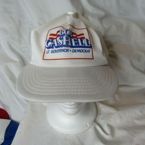 Vintage Bob Cashell Lt. Governor Snapback Mesh Trucker Hat Cap Nevada Politics
