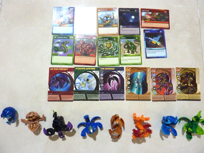 BAKUGAN Battle Brawlers Trading Card Set 3 Magnetic Cards 8