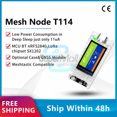 HelTec AutoMation Node T114 LoRa Development Board nRF52840 SX1262 Module Type-C