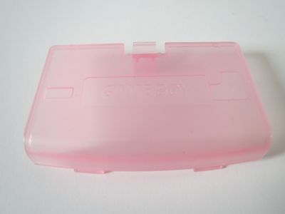 Nintendo Game Boy Advance Batteriedeckel rosa / transparent GBA