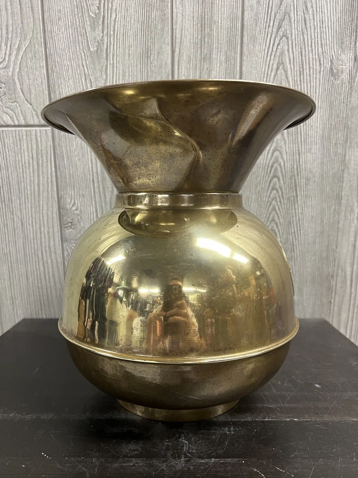 De colección Skoal Escupitaja de Latón Grande 10 pulgadas de Alto Decoración del Hogar/Pulsión de Tabaco Promoción Foto 2 de 4
