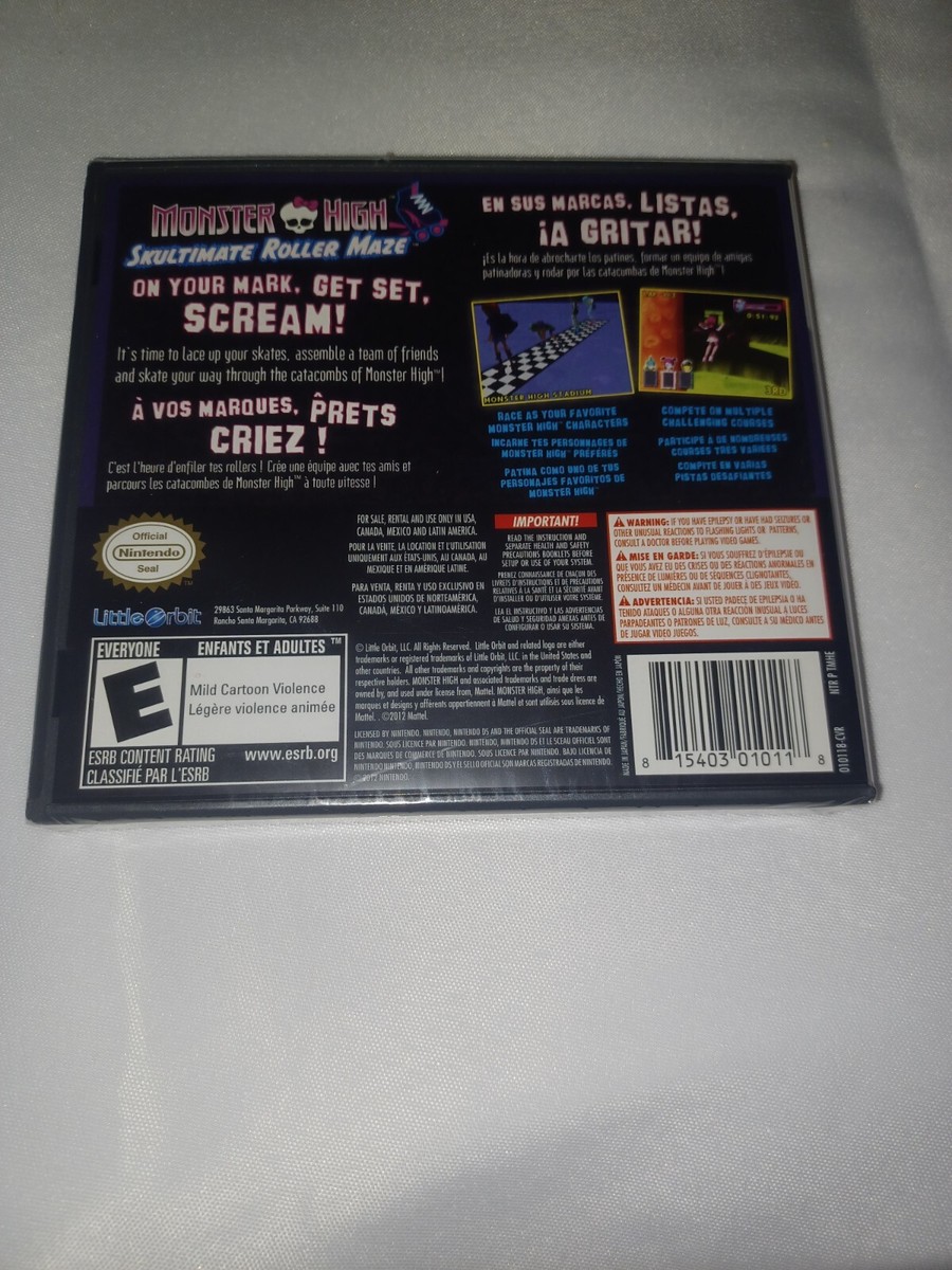 Nintendo Monster High Skultimate Roller Maze 3DS Game New | eBay