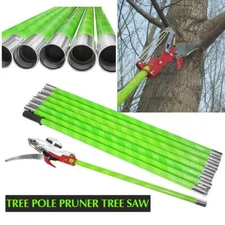 Detachable 26 Foot Length Tree Pole Pruner Tree Saw Garden Tools Outdoor Cutter