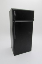 Dollhouse Miniature Wood Kitchen Modern Refrigerator With Upper Freezer CLA12044