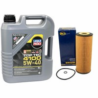 MotoröL ÖL ÖLfilter Set SH420P Toptec 5W40 5 Liter FüR Audi A4 A6 Seat Skoda VW