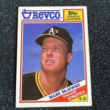 1988 Topps Revco League Leaders - #17 Mark McGwire RARE!