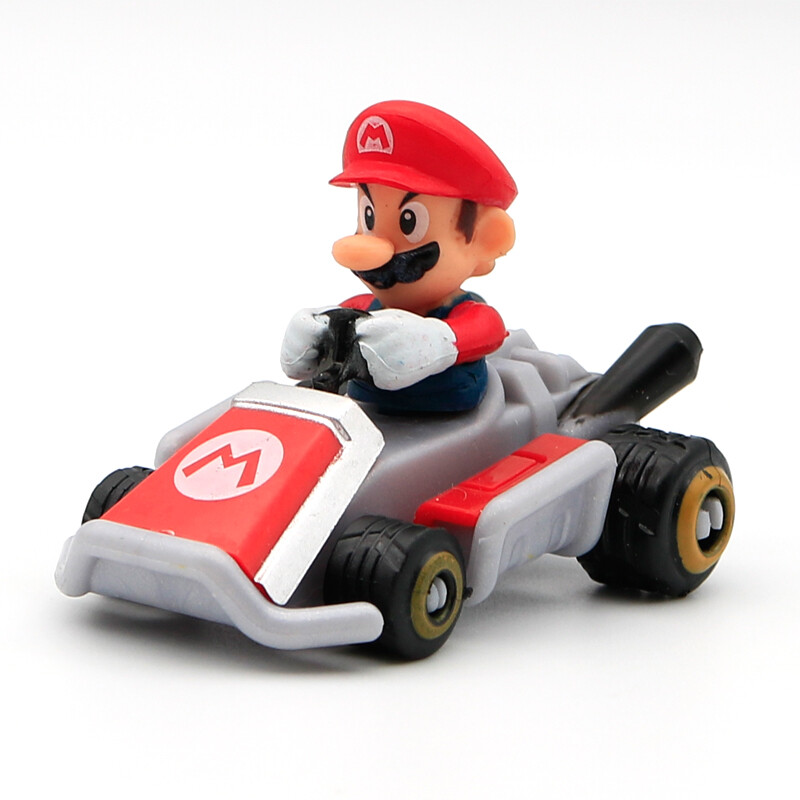 8Pcs Super Mario Racing Cars Set Competitive Game Kart Toys Princess
