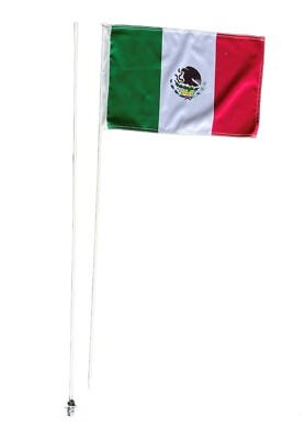 ATLANTIS Whip Antenna Flag – 2-Part, For UTV ATV Can-Am Polaris RZR 1000 800 900
