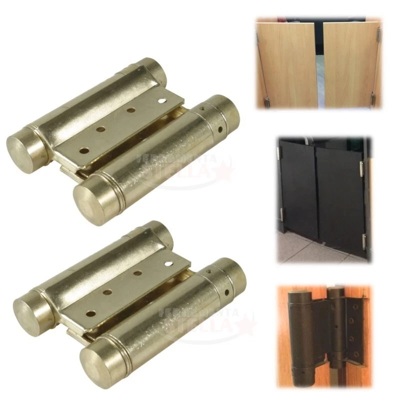 Cerniere A Molla Vai E Vieni Per Porte Cucina Ristorante O Bar Bommer 75 Mm Nichelata 89455432 - Foto 10