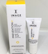 IMAGE SKINCARE PREVENTION DAILY DEFENSE LIP ENHANCER SPF15 .25oz ITEM NIB *READ*