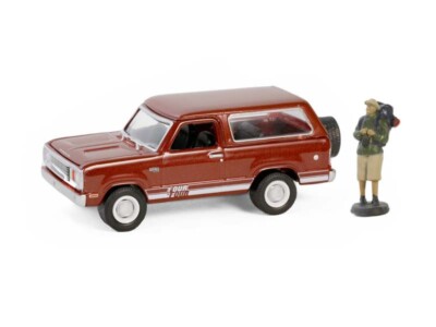 1978 Plymouth Trail Duster w/ Backpacker 1:64 Scale Model - Greenlight 97160C