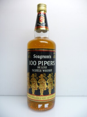 Seagram's 100 Pipers De Luxe Scotch Whisky 80er 43% 1l