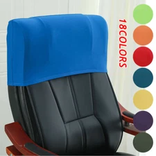 Chair Backrest Cover Back Protection Slipcover Head Pillow Cover Elastic Office