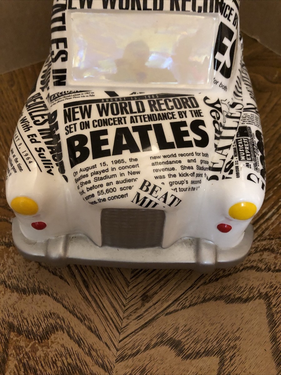 THE BEATLES クッキージャー タクシー The Beatles Newspaper Taxi Cookie Jar with Original Box