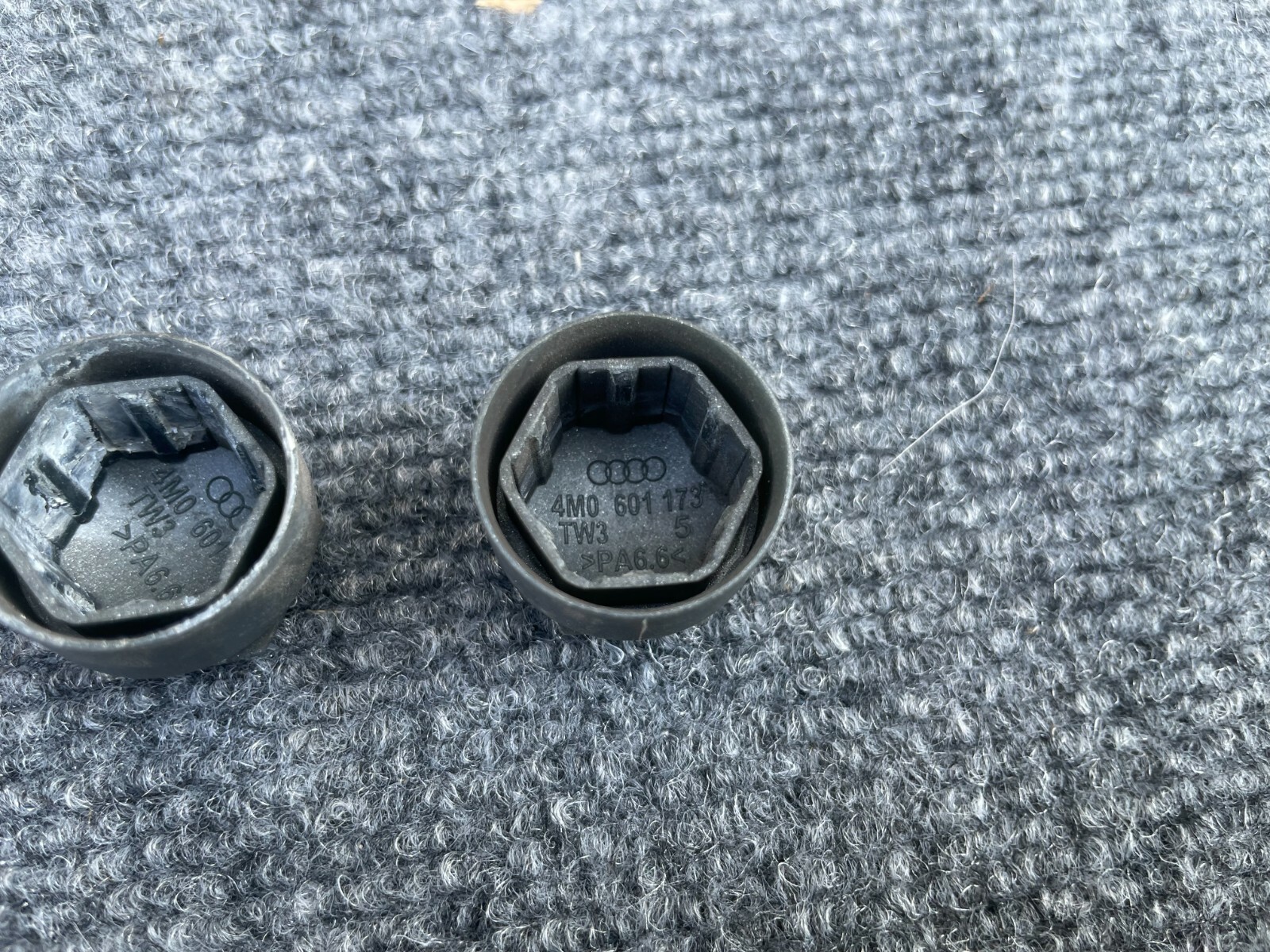 WHEEL LUG NUT COVER CAP SET OF 3 OEM 72K 20172019 AUDI A3 S3 8V eBay