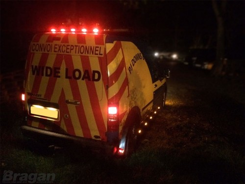 Rear Roof Bar + LED To Fit Volkswagen Caddy 10 - 15 Stainless Steel Accessories - Picture 11 of 12