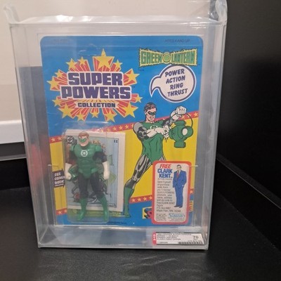 Super Powers Green Lantern Series 1/23 Back Figure 1985 AFA 70 Kenner MOC Mint