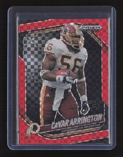 2025 Panini Prizm Black #150 LaVar Arrington Prizms Red Power #/75