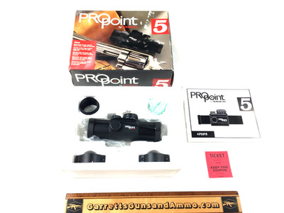 Vintage Tasco Pro Point 5 pistol red dot PDP5 SPL Tested made in