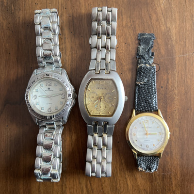 Lot Of 3 Japan Movement Watches: Royal Suisse, Geneva, & Mathey Tissot