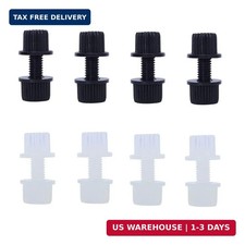 16pcs Nylon License Plate Cover Screws Motorcycle License Plate Screws Frame Ho