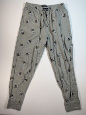 Polo Ralph Lauren Bear Pajama Pants Mens M Gray Sleepwear Lounge Jogger