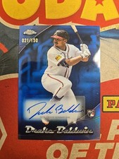 2025 Topps Chrome Update Drake Baldwin /150 Rookie Blue Foil Auto Chromeography