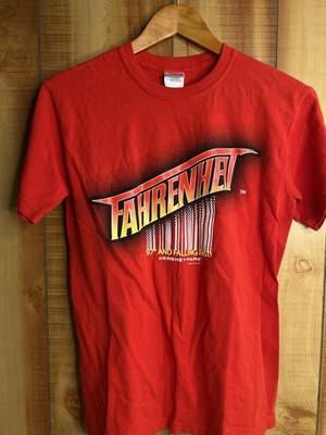 Fahrenheit Hershey Park T-Shirt Small Roller Coaster Theme Amusement Tee 2010