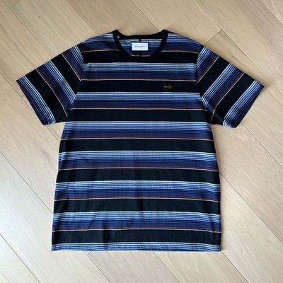 Ovadia & Sons New York Striped Tee Black T-Shirt Short Sleeve Men s XL