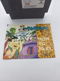 The Flintstones - the Rescue of Dino & Hoppy NES Spiel Modul + Spielanleitung