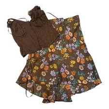 Vintage Shoshanna Corset And Skirt