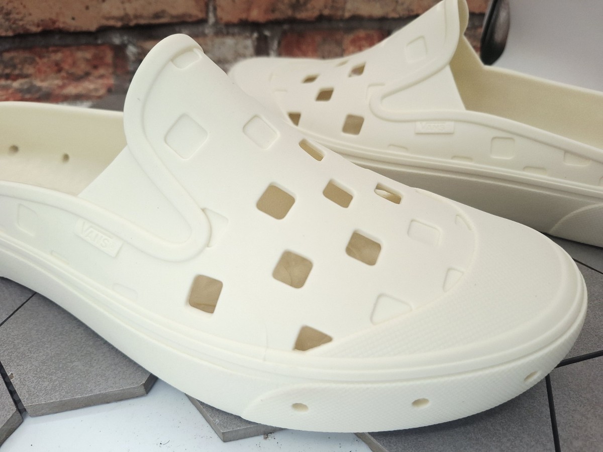 Vans Slip-On Mule TRK Marshmallow White Water Shoes Men display picture 2