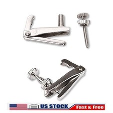 4-Pack Violin Fine Tuners Fit 3/4 and 4/4 Violins Sleek Silvery Design