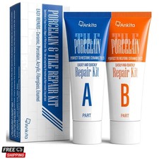 Porcelain Repair Kit White, High-Gloss Chipped Sink, Tub  Tile Repair Kit to...