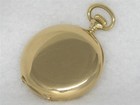 VINTAGE 34MM 18K LADY PATEK PHILIPPE HUNTER'S CASE POCKET WATCH, SERVICED! — photo 3